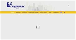 Desktop Screenshot of cementrac.com
