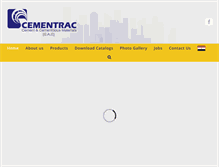 Tablet Screenshot of cementrac.com